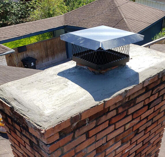 Chimney Rain Cap Installation